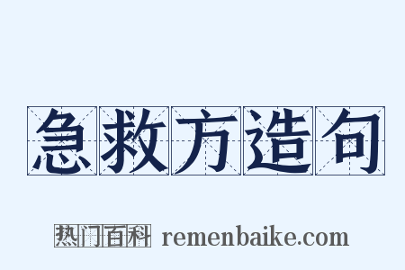 急救方造句是什么意思的图片